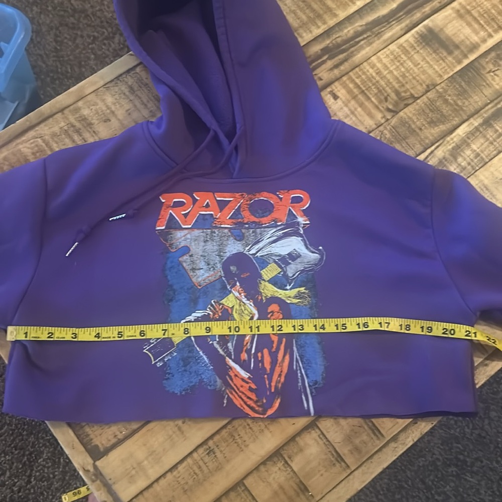 Purple Razor Graphic Hoodie - Picture 7 of 7